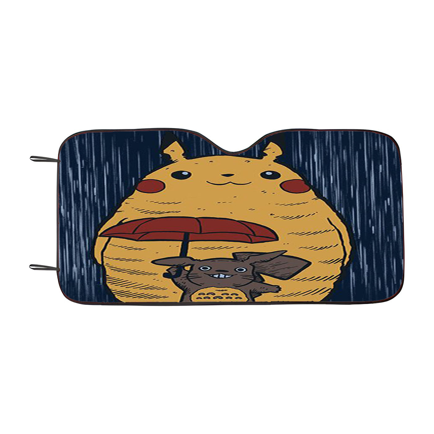 Pikachu Totoro Car Auto Sun Shade Windshield Cover