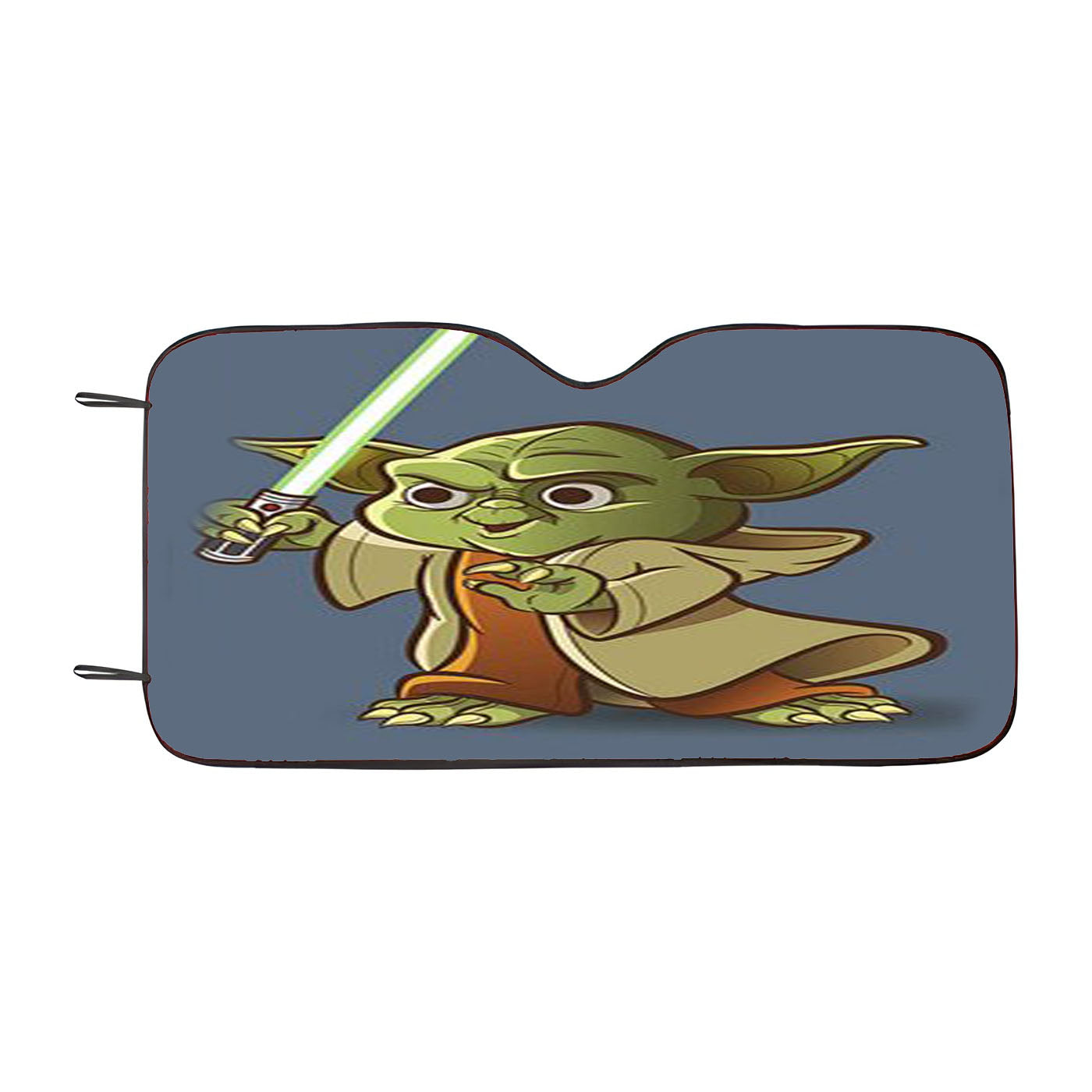 Cute Yoda Star Wars Car Auto Sun Shade Windshield Cover