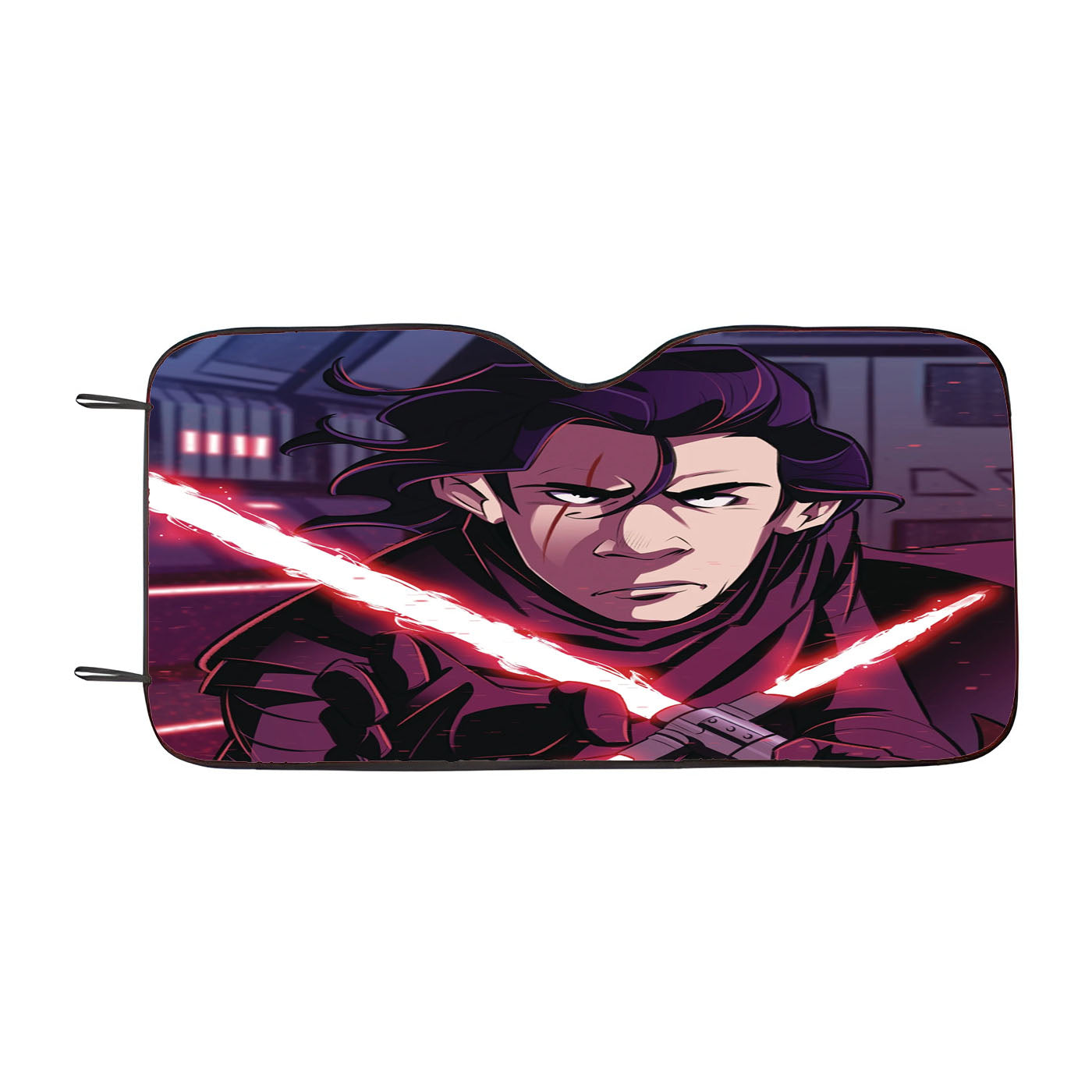 Kylo Ren Star Wars Comic Art Car Auto Sun Shade Windshield Cover