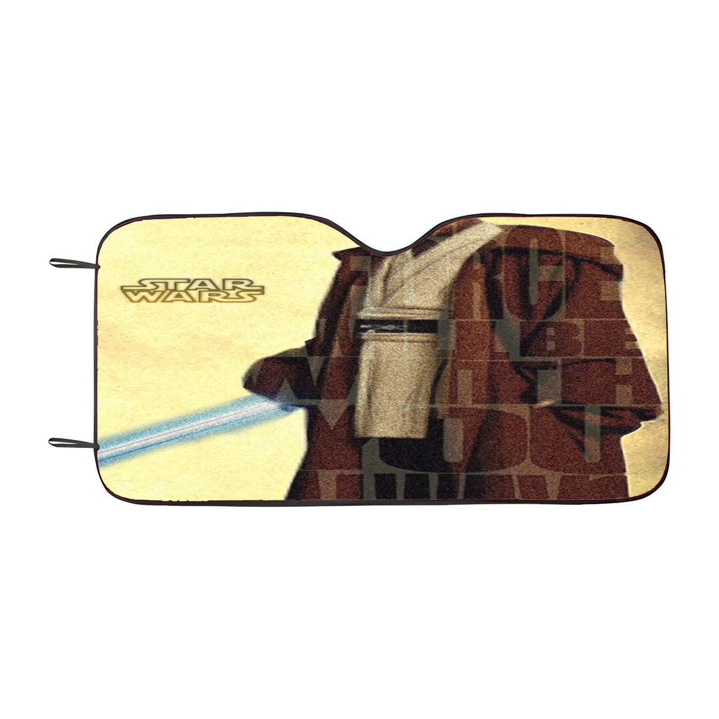 Obi Wan Star Wars Car Auto Sun Shade Windshield Cover