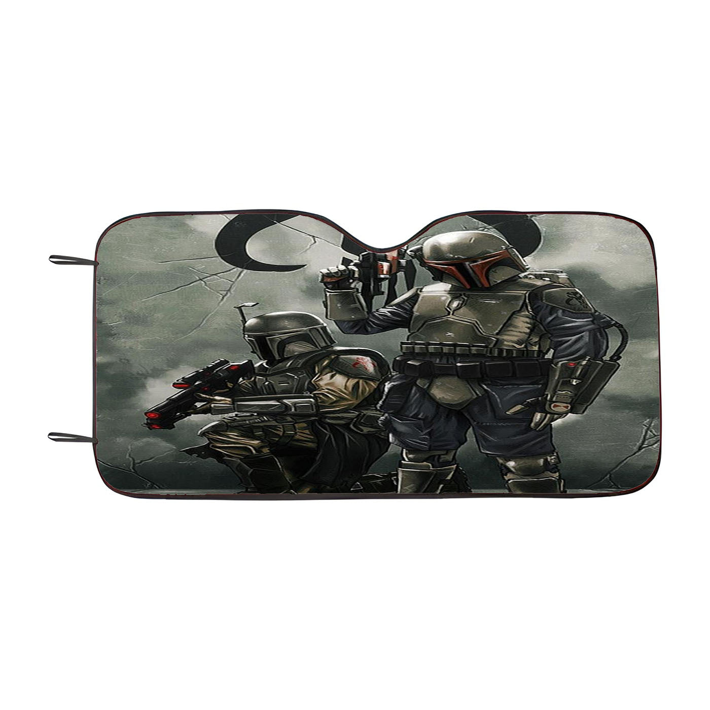 Star Wars Boba Fett 2 Car Auto Sun Shade Windshield Cover