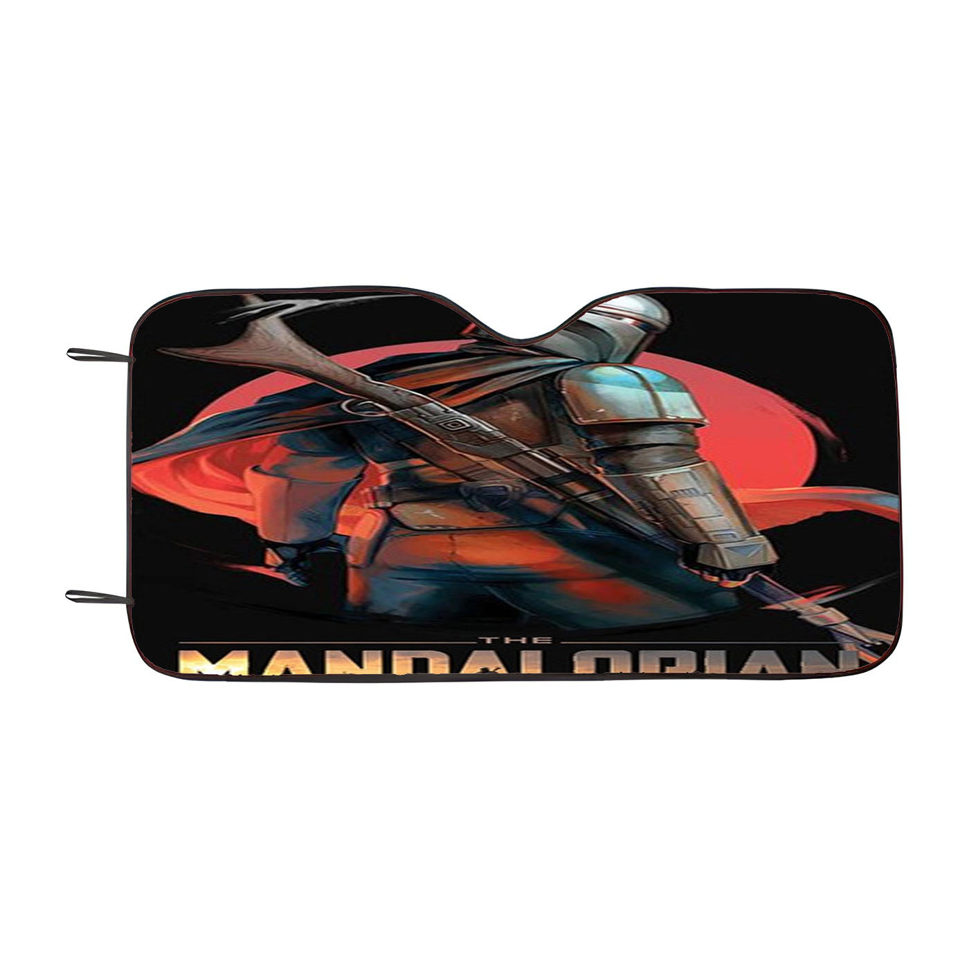 Star Wars The Mandalorian Art Car Auto Sun Shade Windshield Cover
