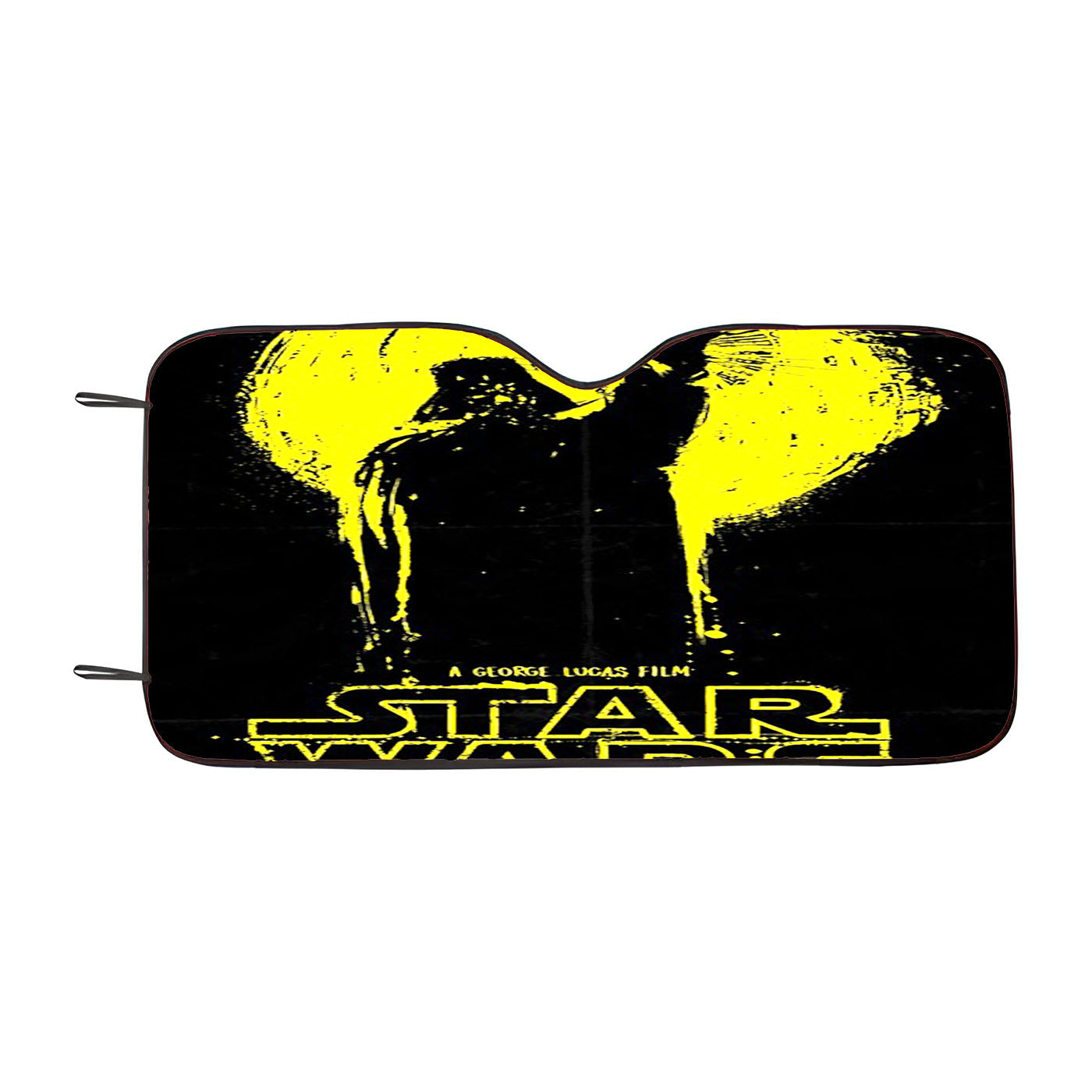Star Wars Yellow Car Auto Sun Shade Windshield Cover