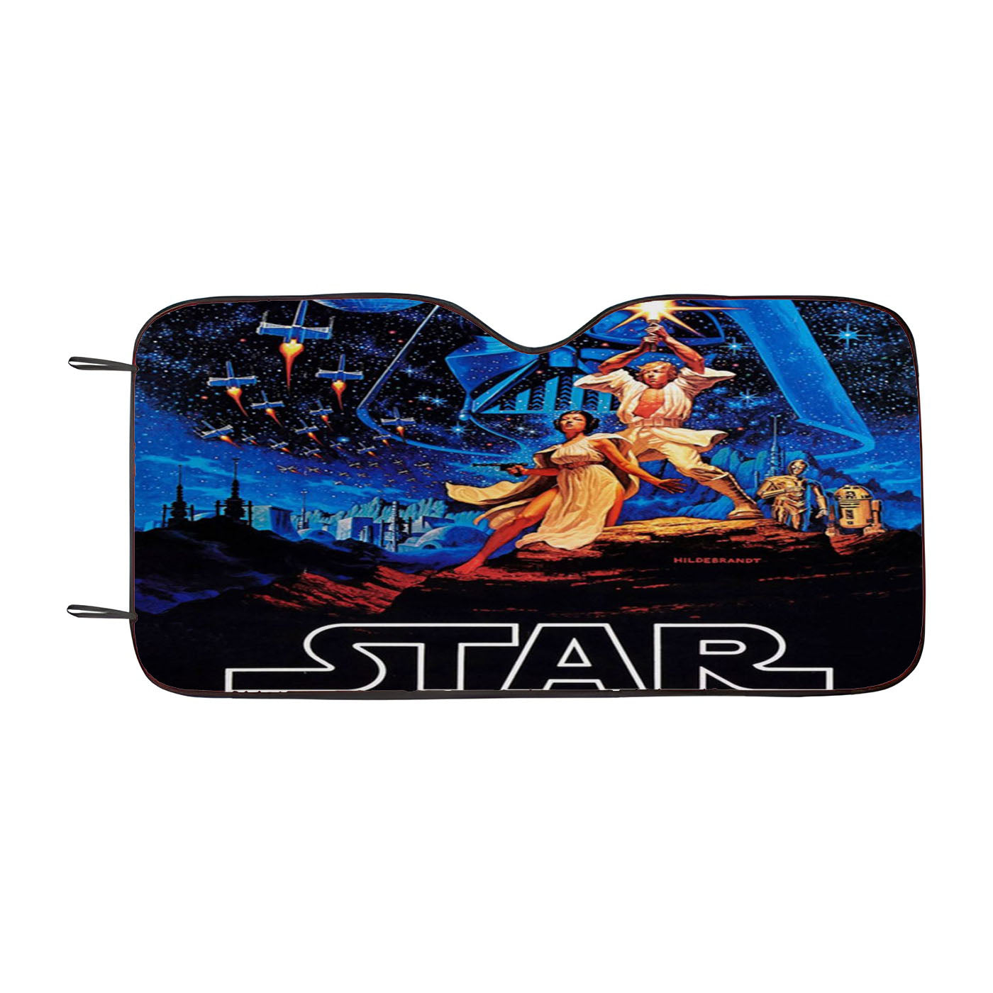 Vintage Star Wars Poster Car Auto Sun Shade Windshield Cover