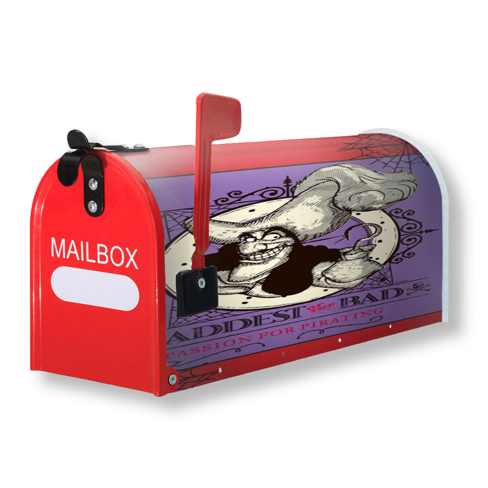 Captain Hook Baddest Of The Bad Magnetic Mailbox Cover - 18.0" X 21.0"