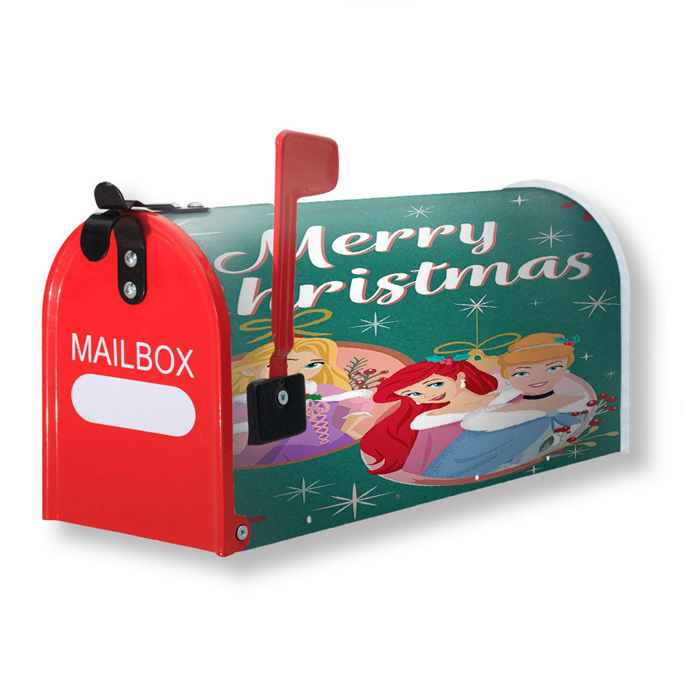 Disney Princess Christmas Ornaments Magnetic Mailbox Cover - 18.0" X 21.0"