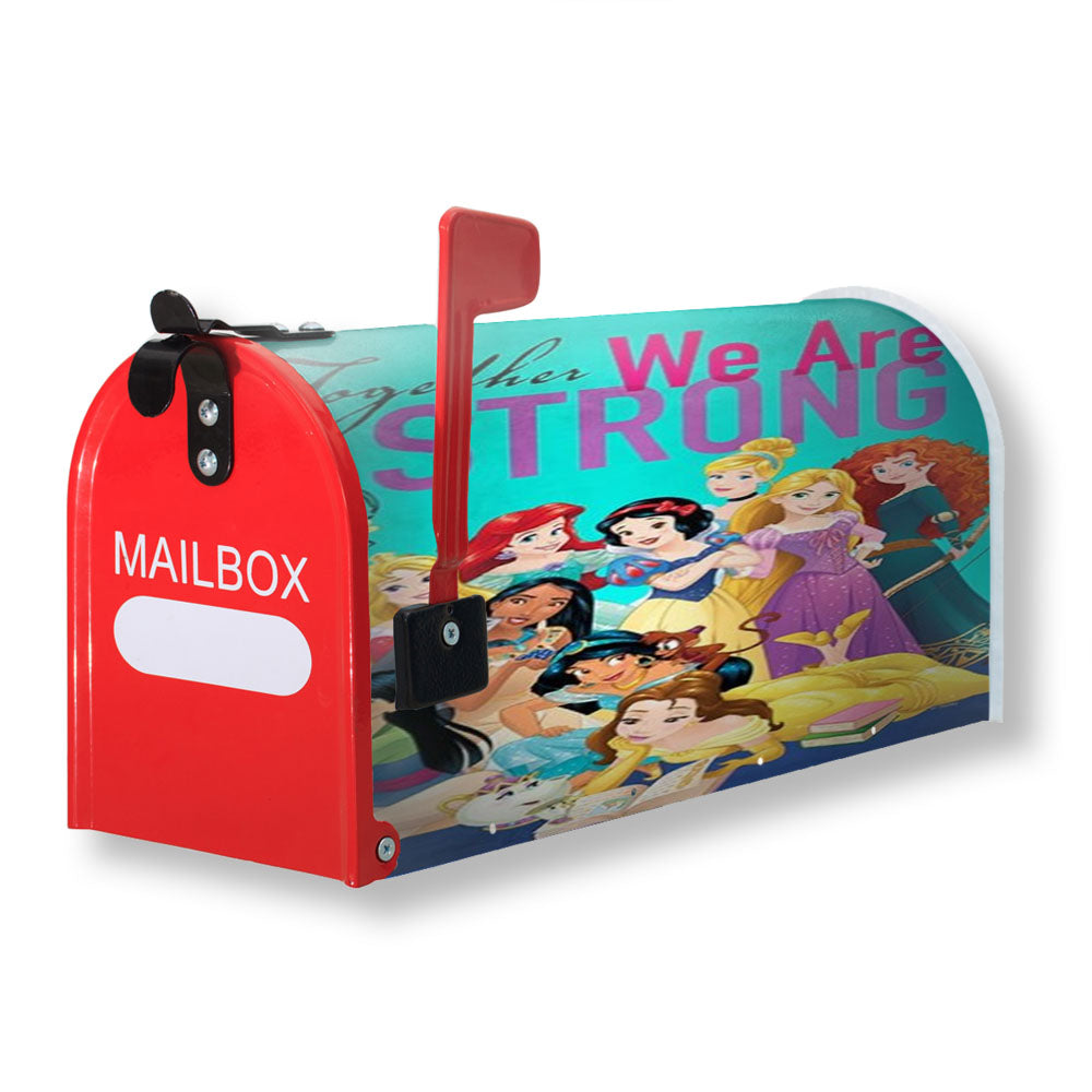 Disney Princess Together We Are Strong Magnetic Mailbox Cover - 18.0" X 21.0"