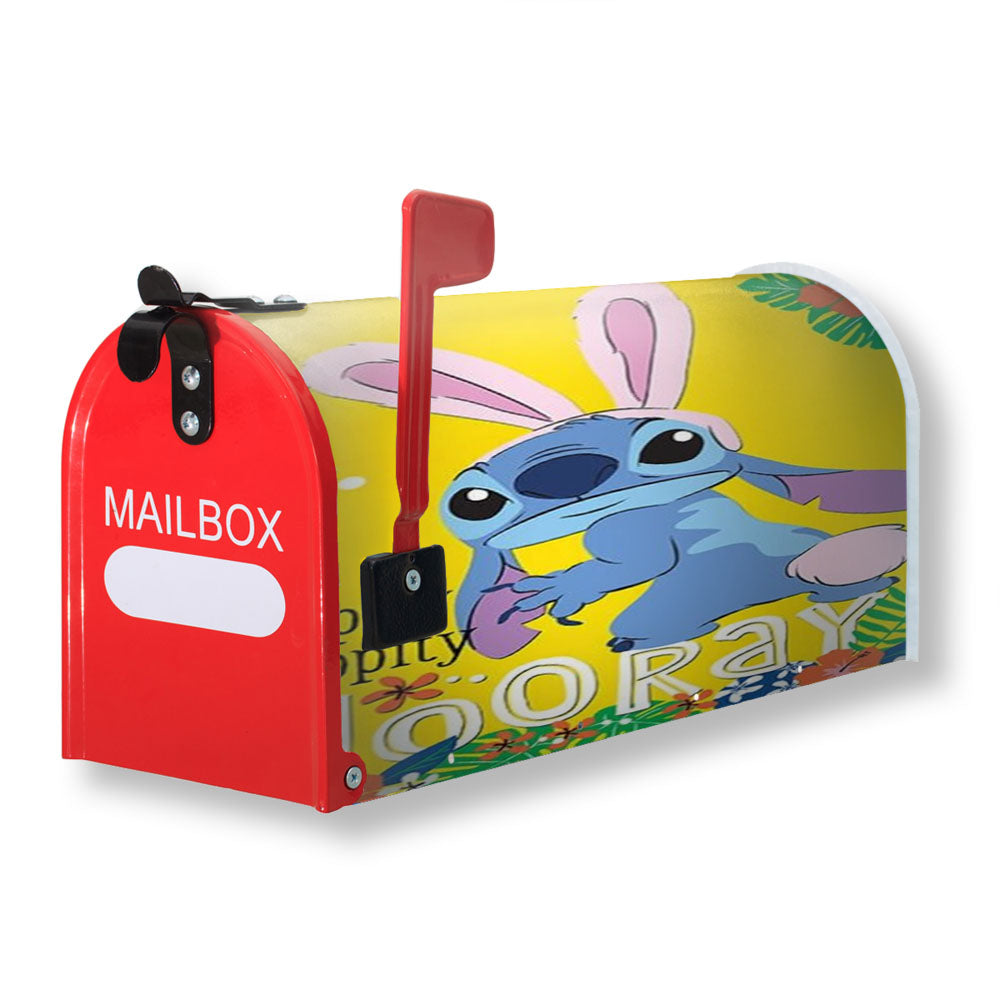 Easter Bunny Stitch Magnetic Mailbox Cover - 18.0" X 21.0"
