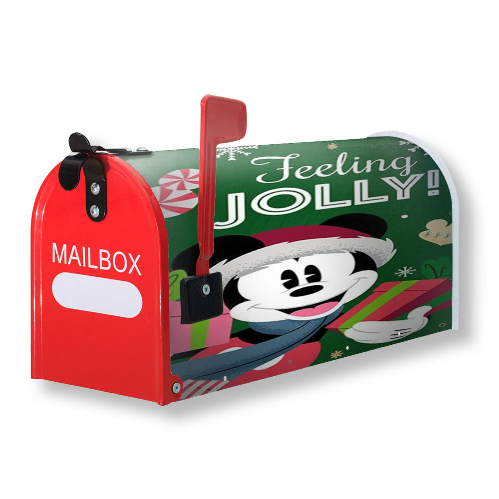 Feeling Jolly Mickey Mouse Magnetic Mailbox Cover - 18.0" X 21.0"