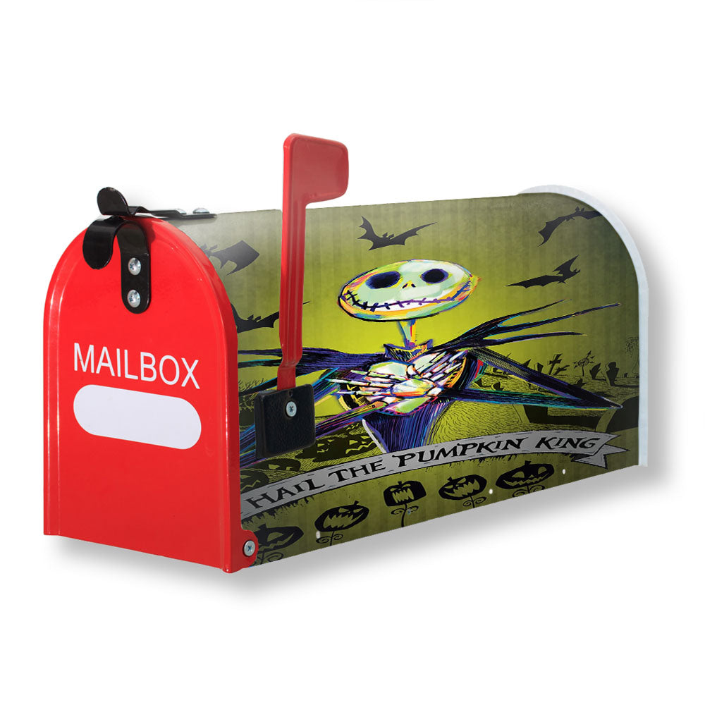 Hail The Pumpkin King Magnetic Mailbox Cover - 18.0" X 21.0"