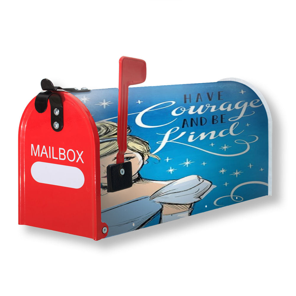 Have Courage And Be Kind Cinderella Magnetic Mailbox Cover - 18.0" X 21.0"
