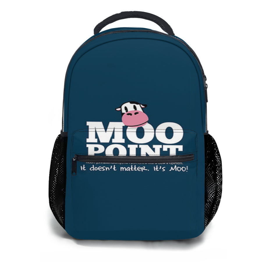 A Moo Point School Backpacks