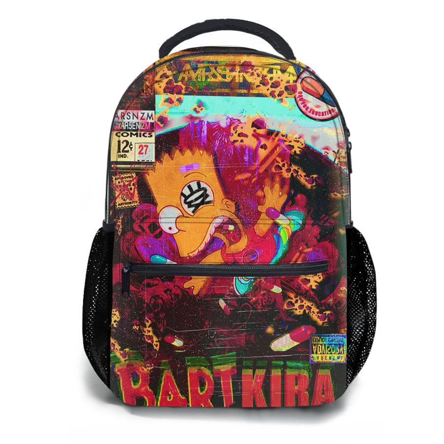 Akira Bart Simpsons School Backpacks
