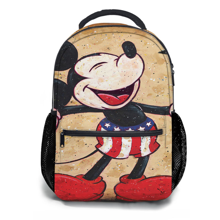 American Vintage Mickey Mouse School Backpacks