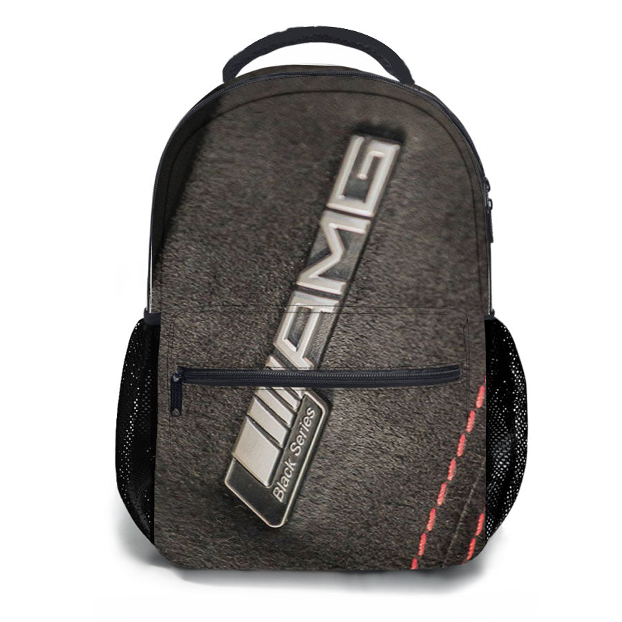 Amg Mercedes Benz Emblem School Backpacks