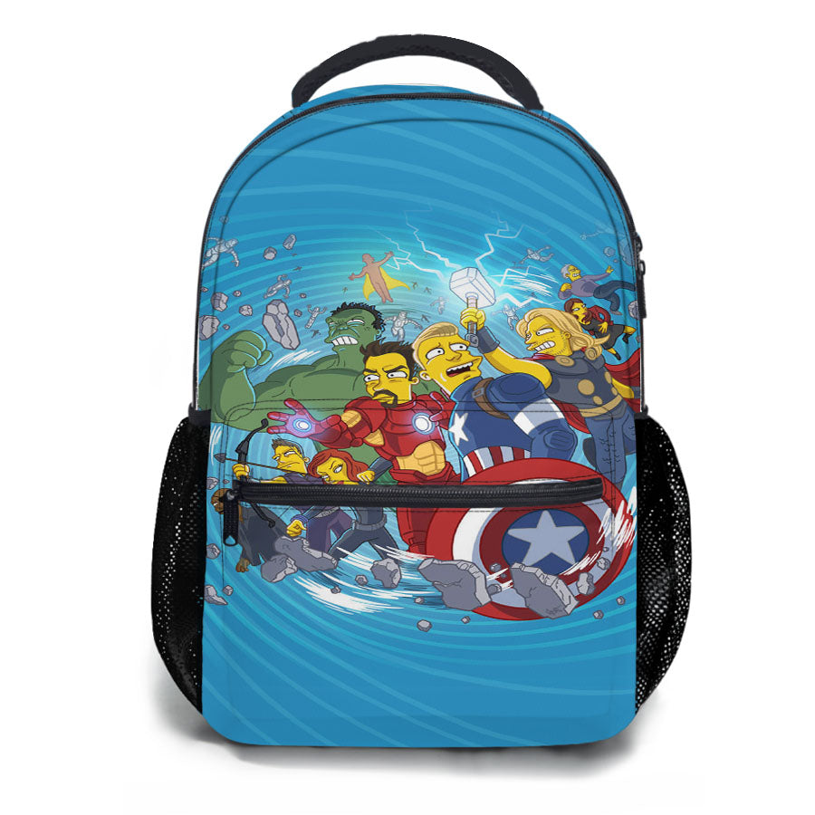 Avenger Age Of Ultron Simpson School Backpacks