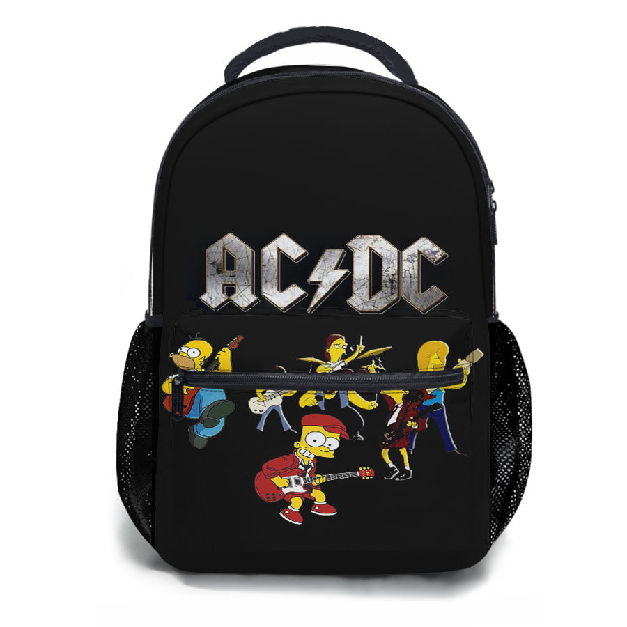 Bart Simpson Acdc School Backpacks