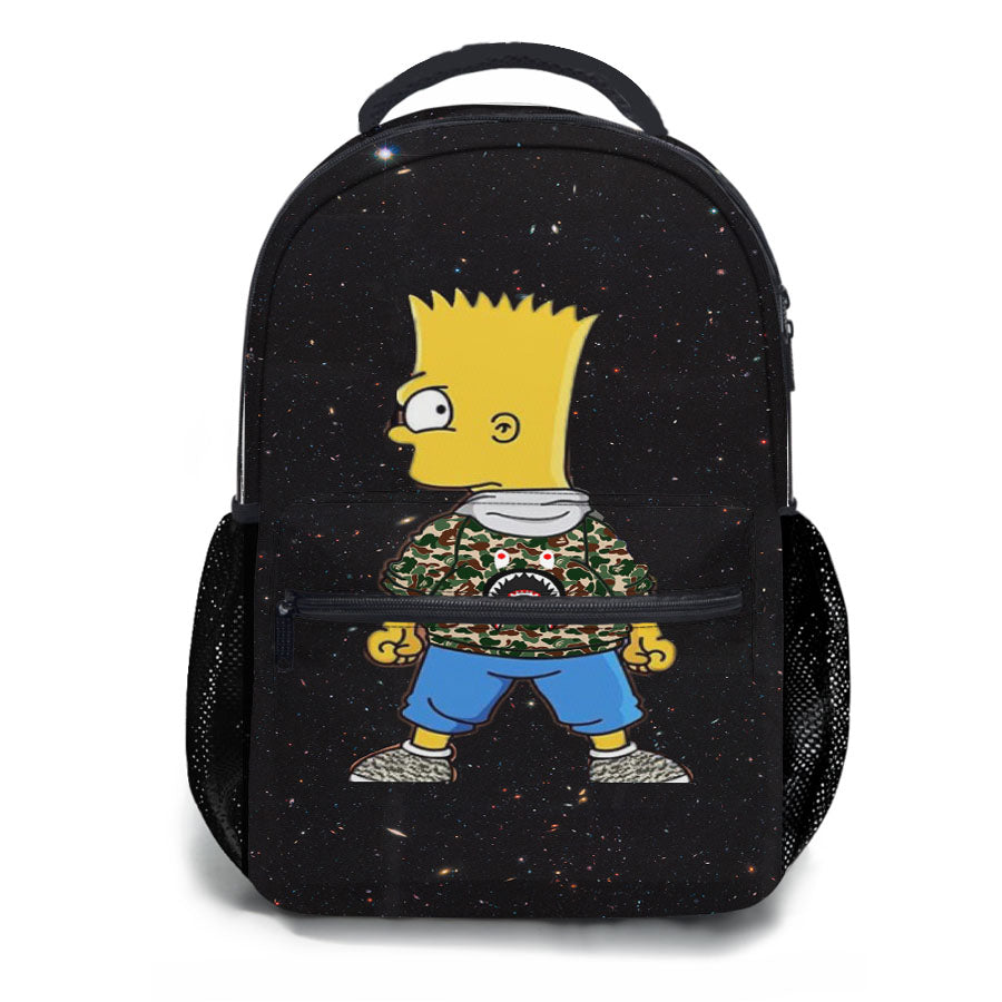 Bart Simpson Bape School Backpacks