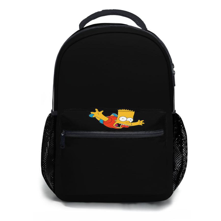 Bart Simpson Funny Cute School Backpacks