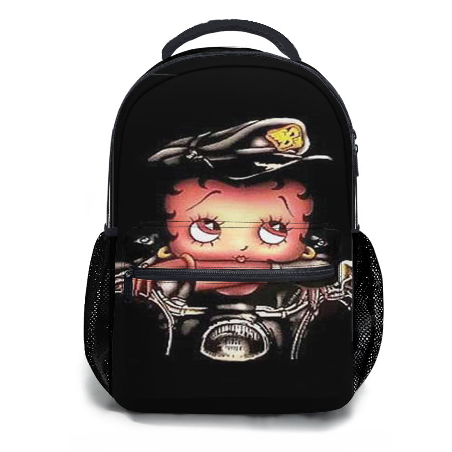 Betty Boop Biker School Backpacks