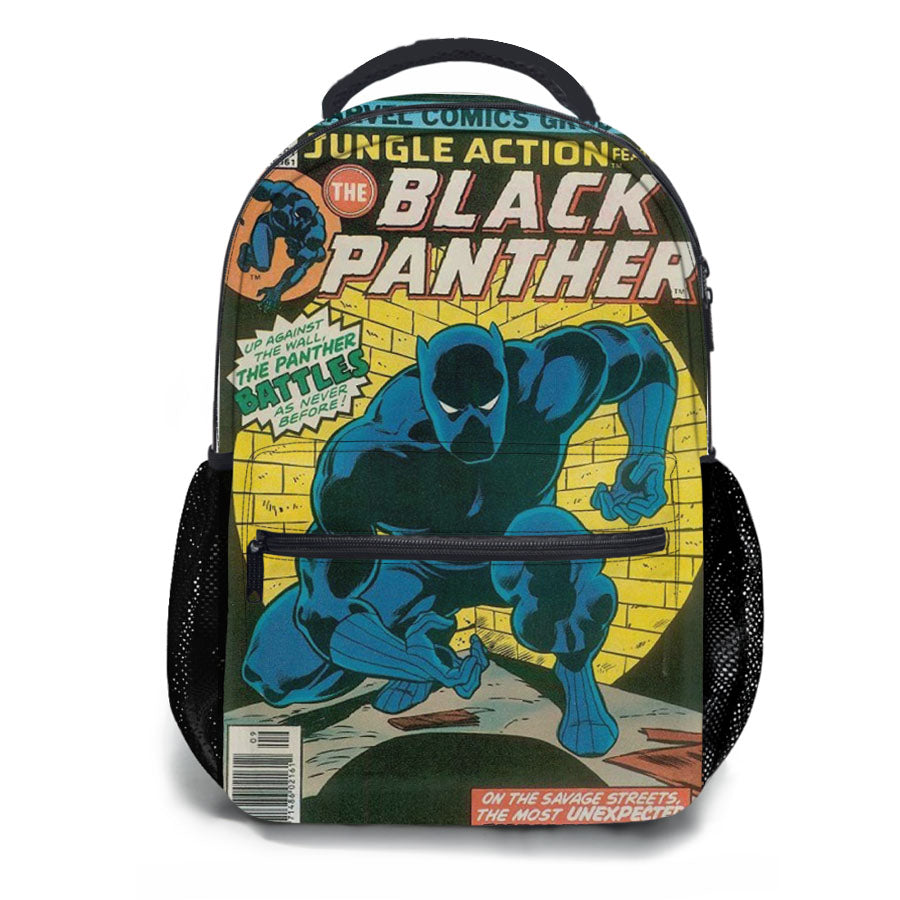 Black Panther Marvel Comic School Backpacks