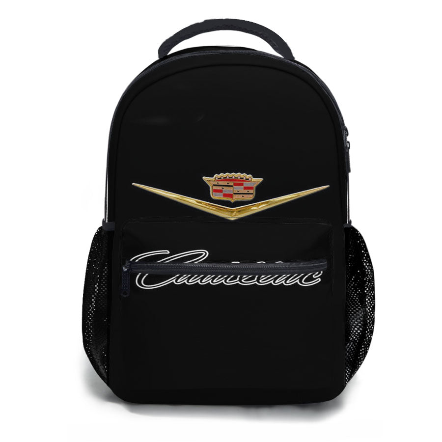 Cadillac Old Logo School Backpacks