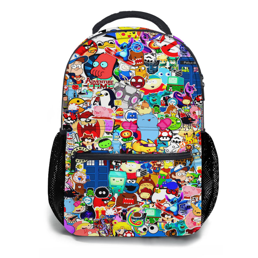 Cartoon Network Collage School Backpacks