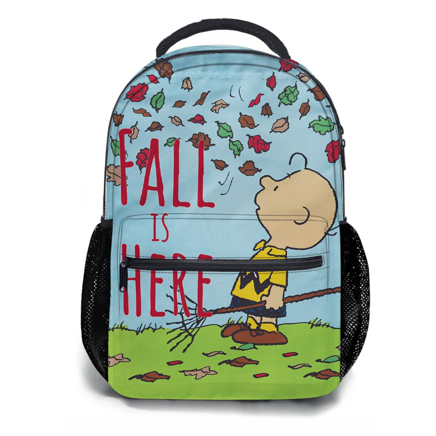 Charlie Brown Fall School Backpacks