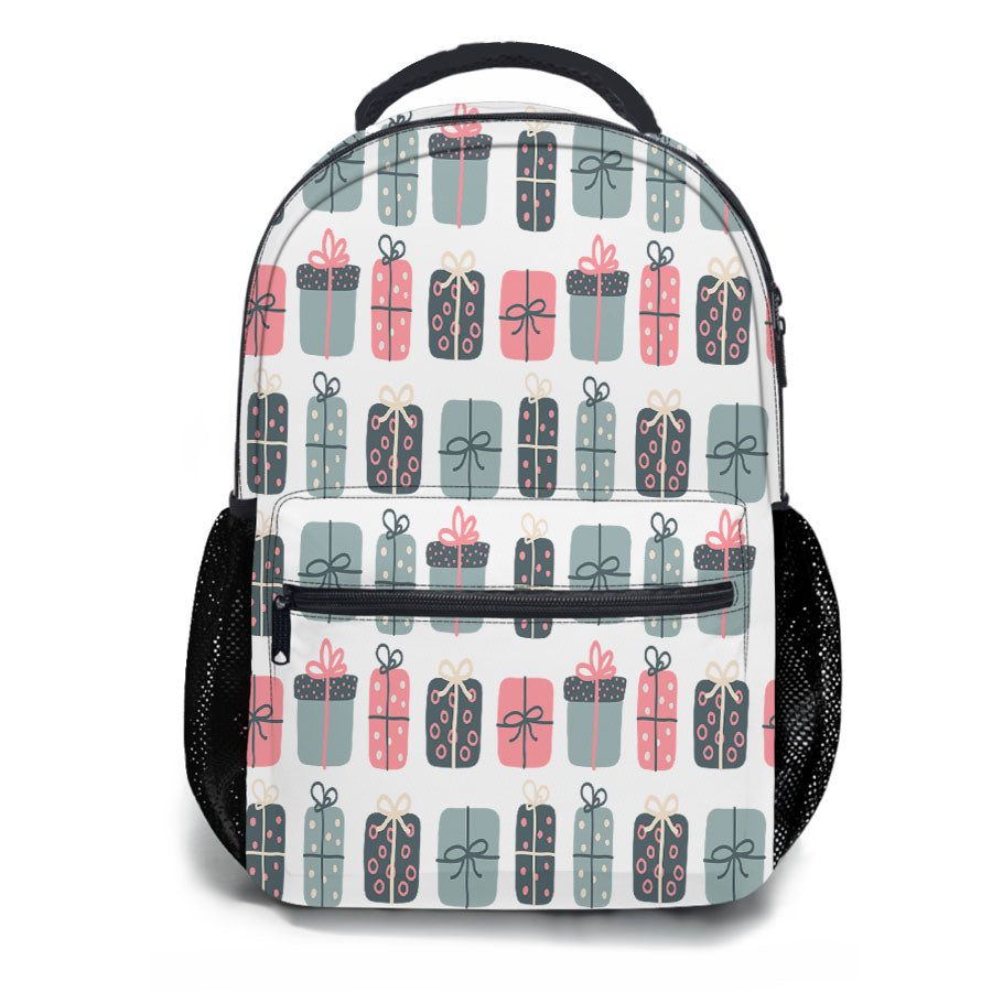 Christmas Patterns Set 02 School Backpacks