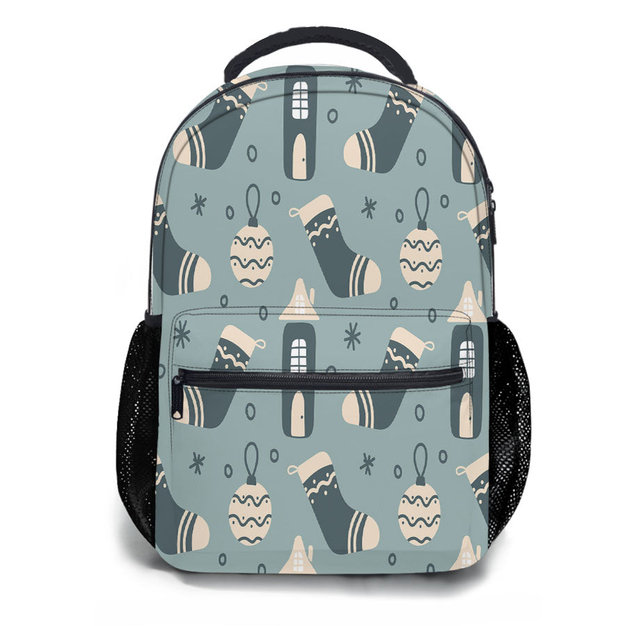 Christmas Patterns Set 05 School Backpacks