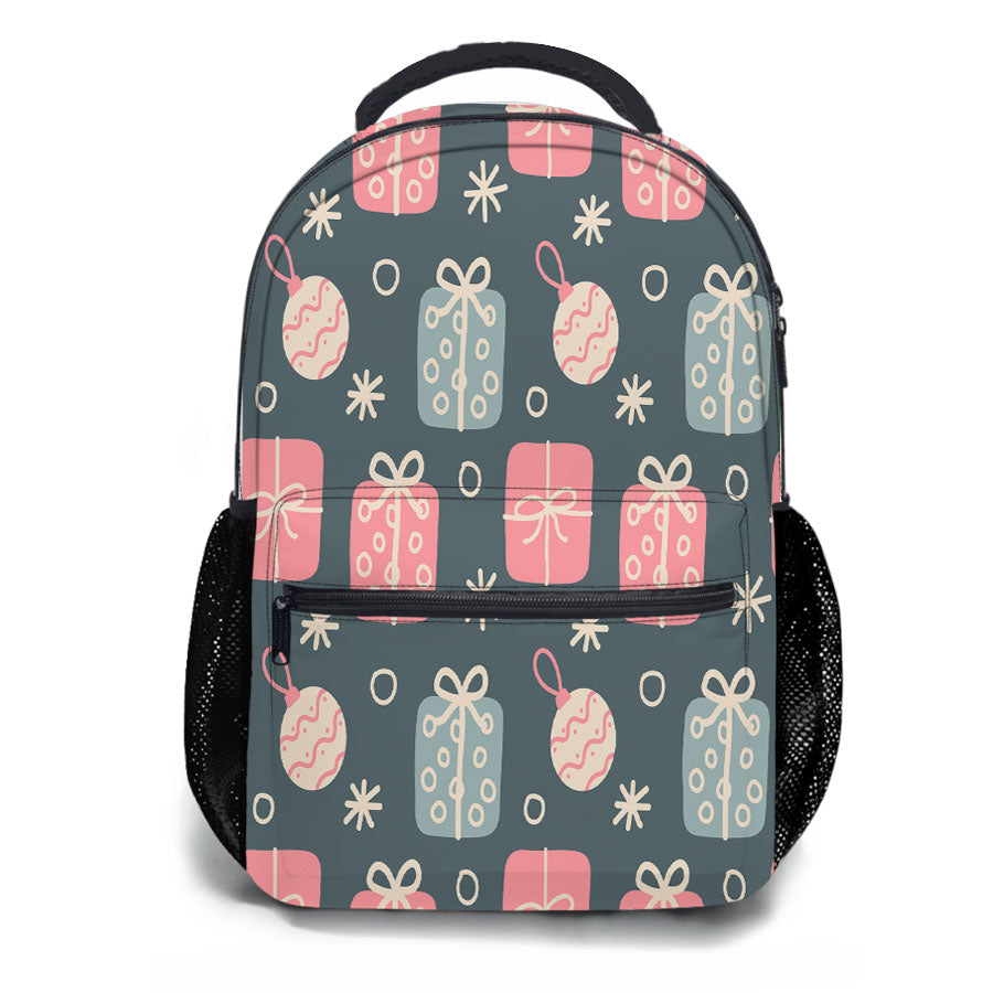 Christmas Patterns Set 09 School Backpacks