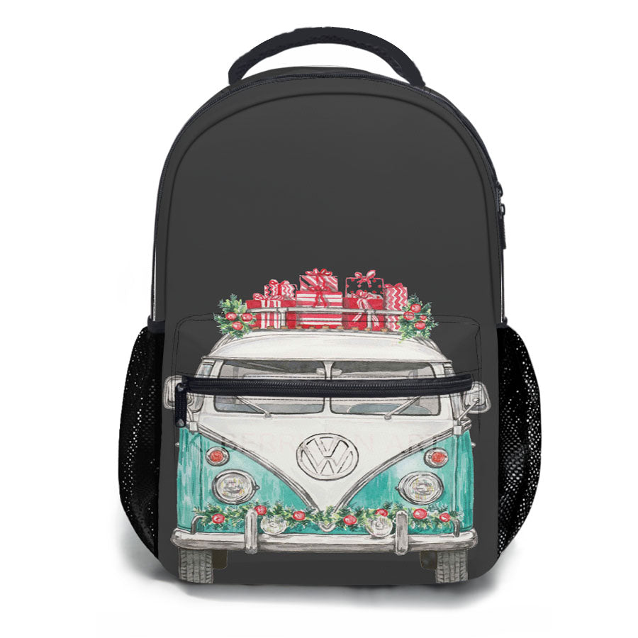 Christmas Vw School Backpacks