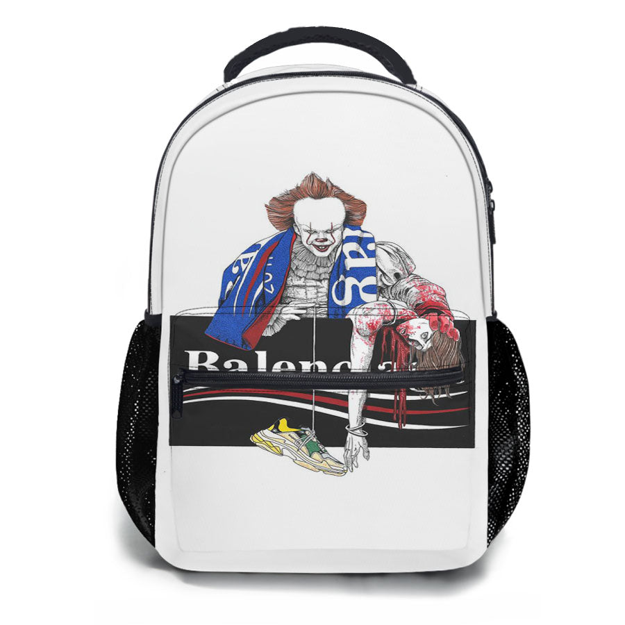 Clown It Hypebeast Balenciaga Style School Backpacks