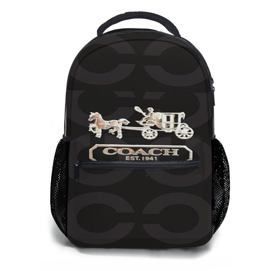 Coach Bag Logo School Backpacks