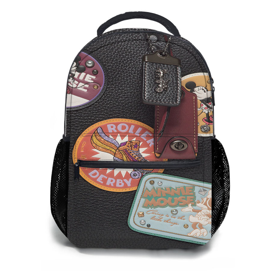 Coach Disney Patch Black School Backpacks