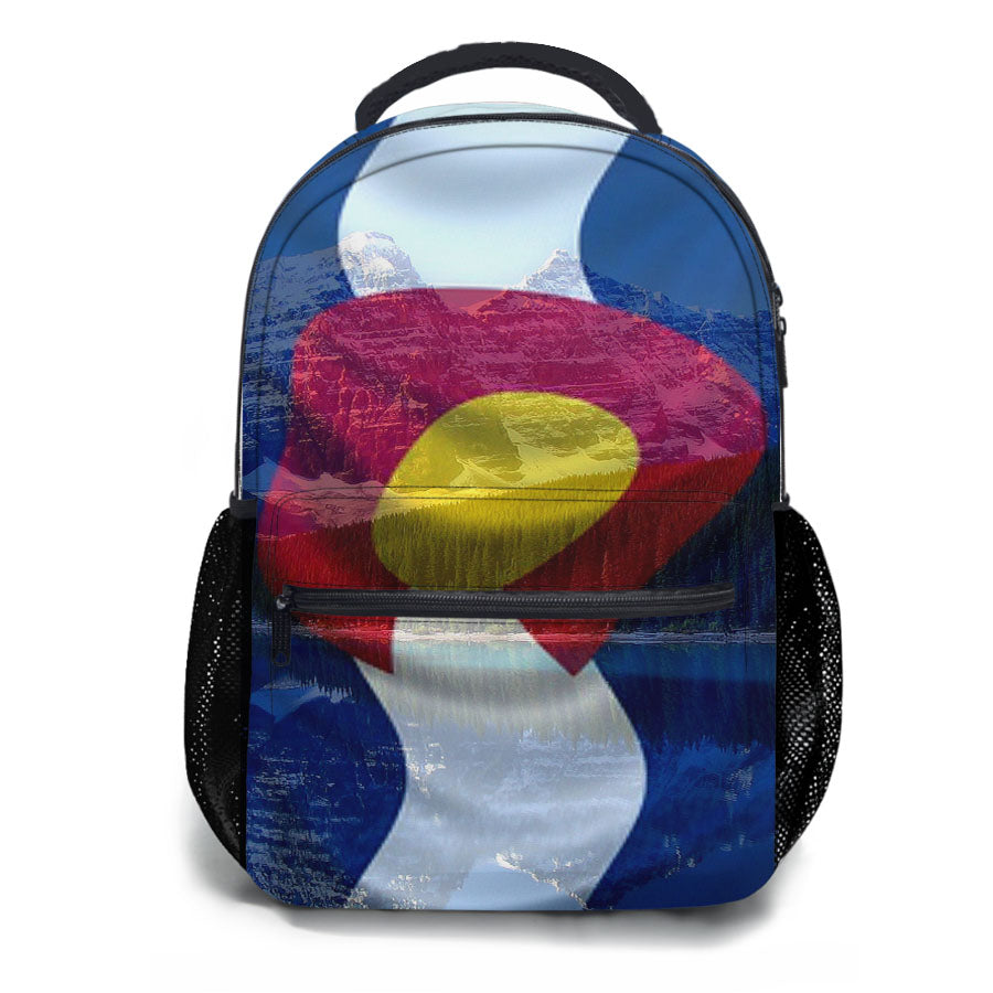 Colorado State Flag School Backpacks