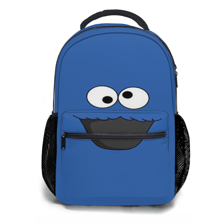 Cookie Monster Googly Eyes School Backpacks