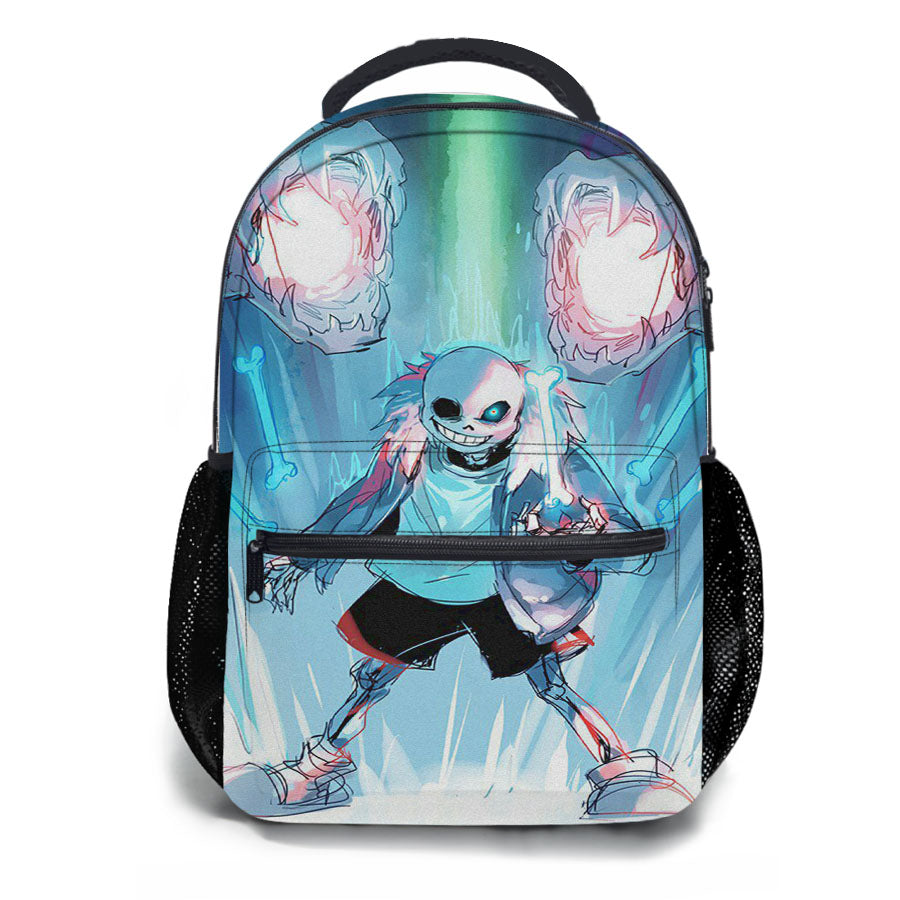 Cool Undertale Sans Dragon Fanart School Backpacks