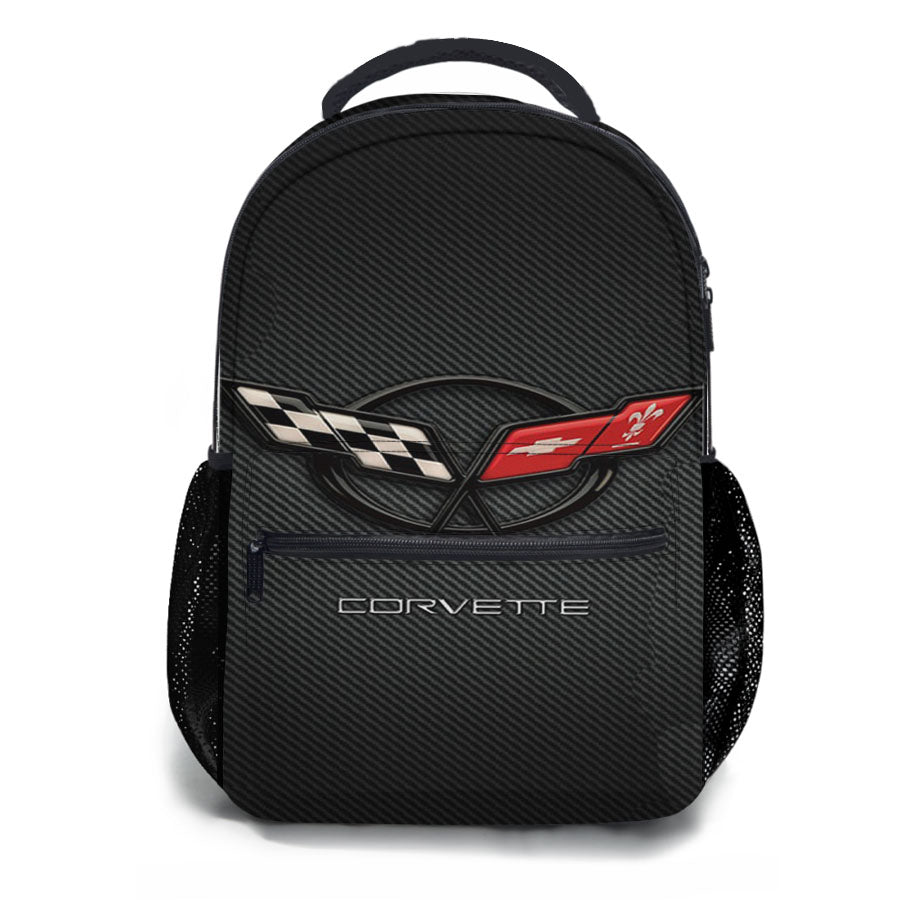 Corvette Logo School Backpacks