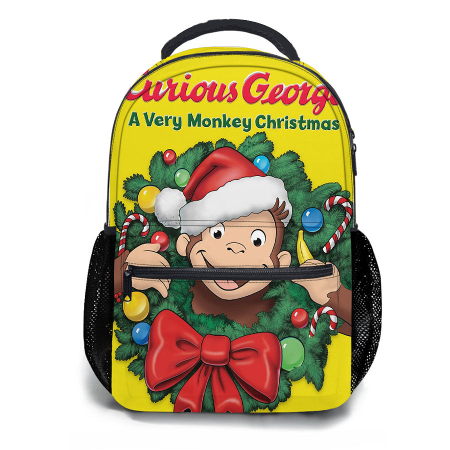 Curious George A Very Monkey Christmas School Backpacks