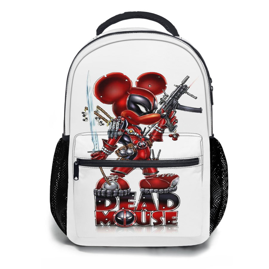 Deadpool X Mickey Mouse School Backpacks