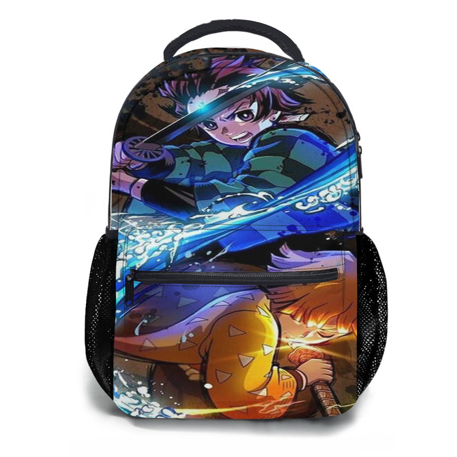 Demon Slayer Tanjiro And Zenitsu School Backpacks