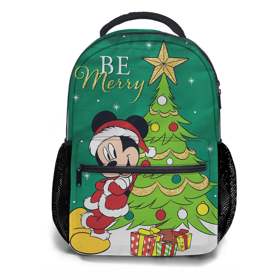 Disney Be Merry Santa Mickey School Backpacks