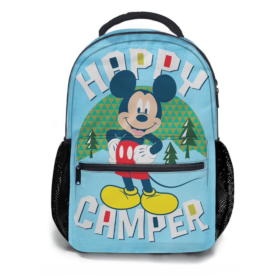 Disney Happy Camper Mickey School Backpacks