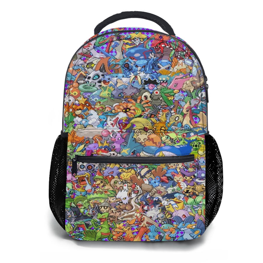 Epic Pokemon Generation 3 Cross Stitch School Backpacks