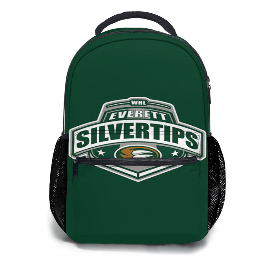 Everett Silvertips Logo School Backpacks