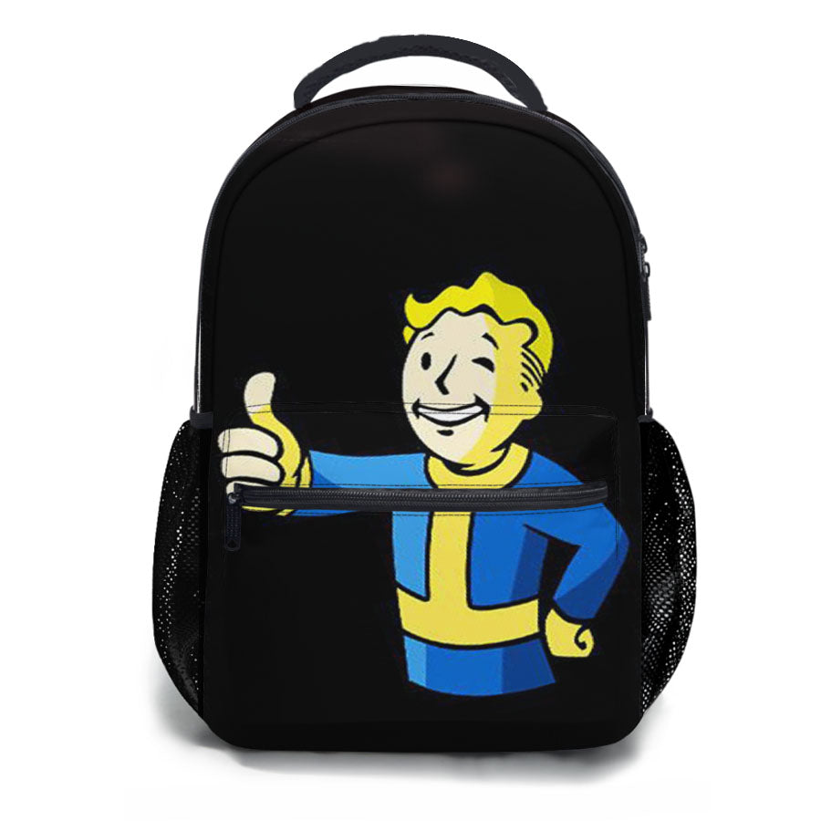 Fallout 4 Vault Boy Dark School Backpacks