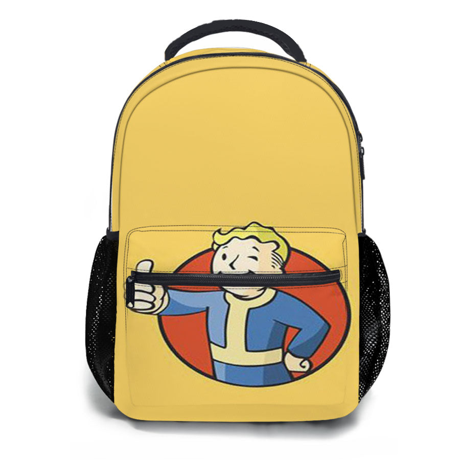Fallout Vault Tec Boy School Backpacks