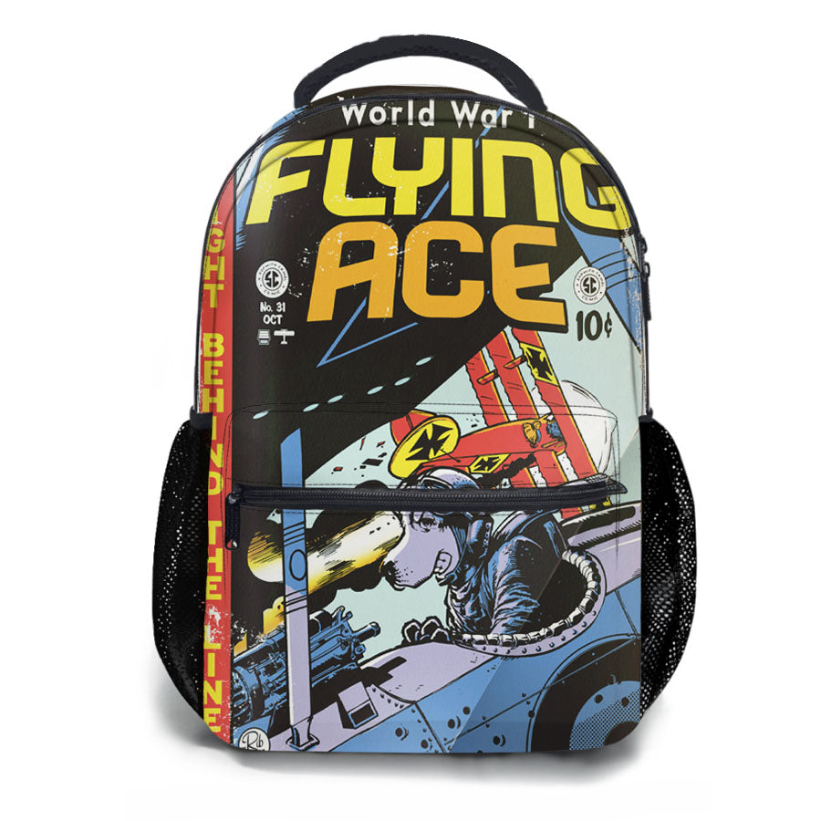Flying Ace Snoopy School Backpacks