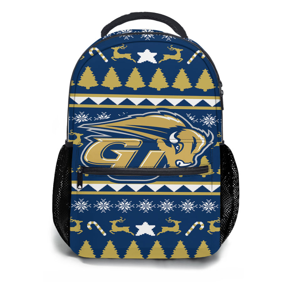 Gallaudet University Christmas Sweater School Backpacks